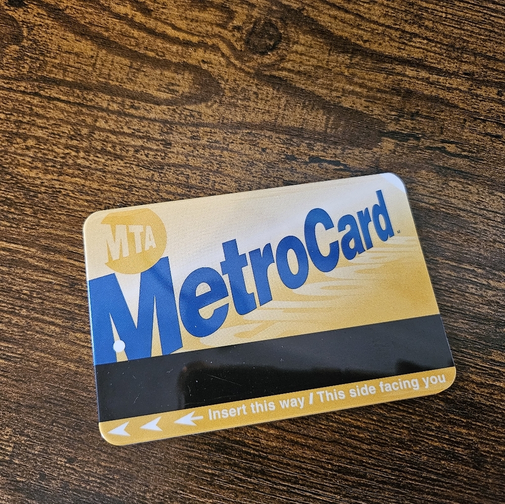 NYC-Yellow and Blue MetroCard Holder
